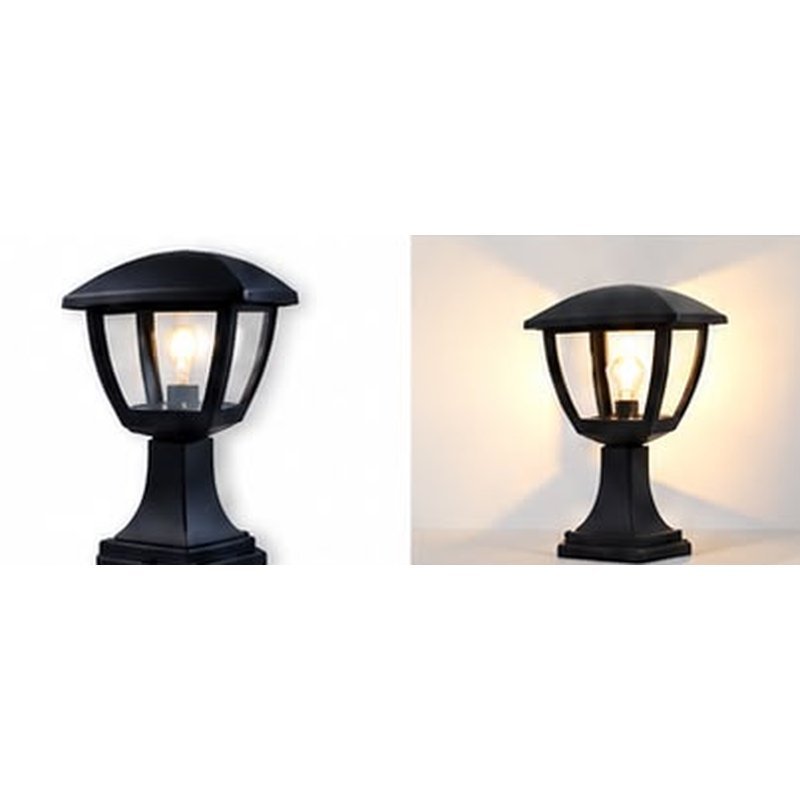Fener kopshti Gloss Light GD-BL01-E27-40 mbi bazament, 363 mm
