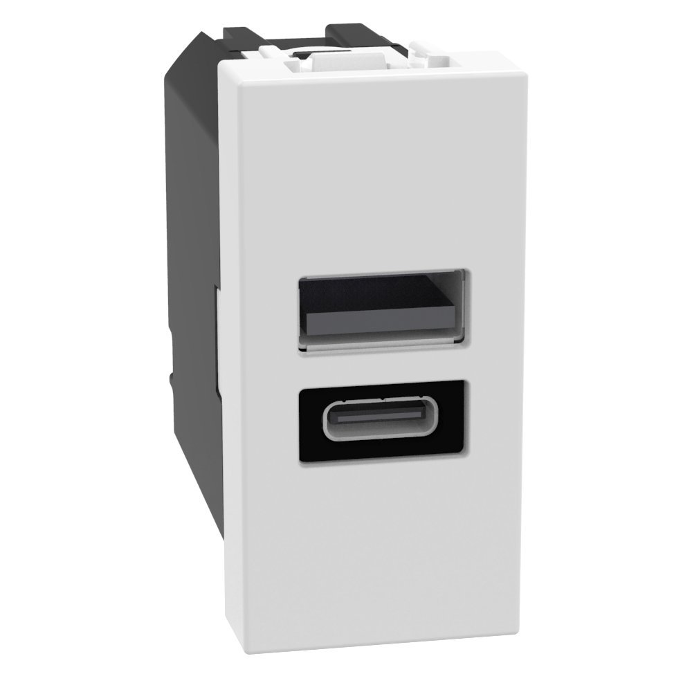 Karikues USB-A + USB-C BTicino Classia RW4192AC, 20 W