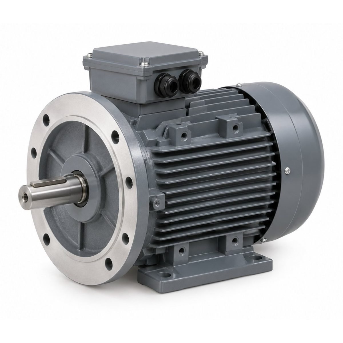 Motor elektrik trefazor me fllanxhë B5 / B14