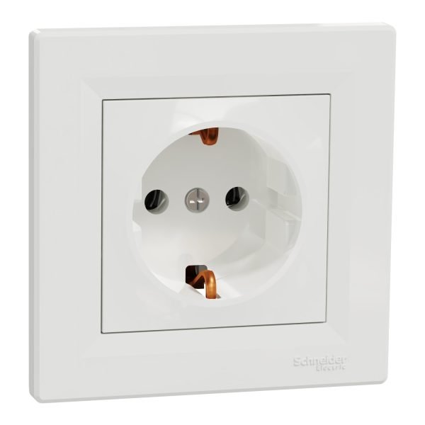 Prizë Schuko Schneider Asfora EPH2900121, 16 A, e bardhë