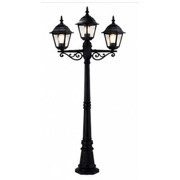 Shtyllë kopshti klasike me 3 fenerë Gloss Light GD-BL06B-E27-210-3H