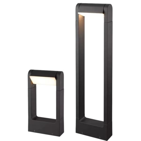 Shtyllë kopshti LED Gloss Light në formë kornize